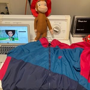 VTG L/XL90s Nike Color Block Wind Breaker Coat Track Jacket